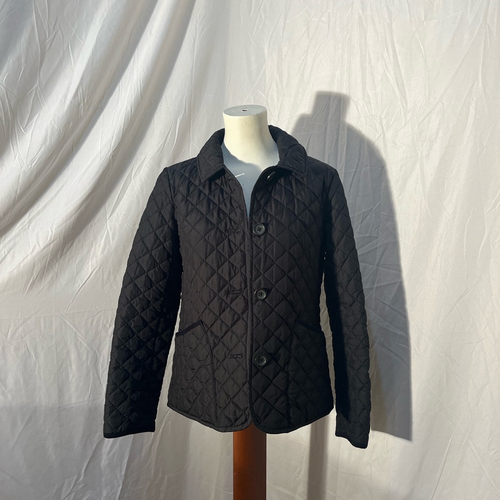Banana Republic Black Quilted Puffer Jacket